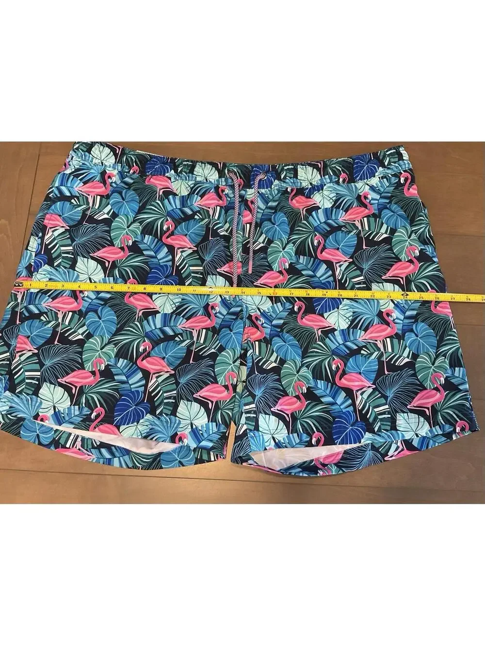 NWT Members Mark Mens Flamingo Resort Swim UPF 50 Trunk W/briefs Size XXL